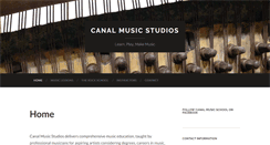 Desktop Screenshot of canalmusicstudios.com