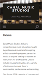 Mobile Screenshot of canalmusicstudios.com